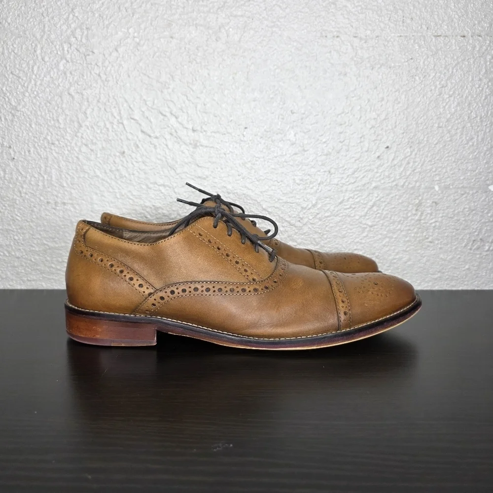 Johnston & Murphy Conard Cap Toe Oxford Mens Shoe Size‎ 10M 20-8682